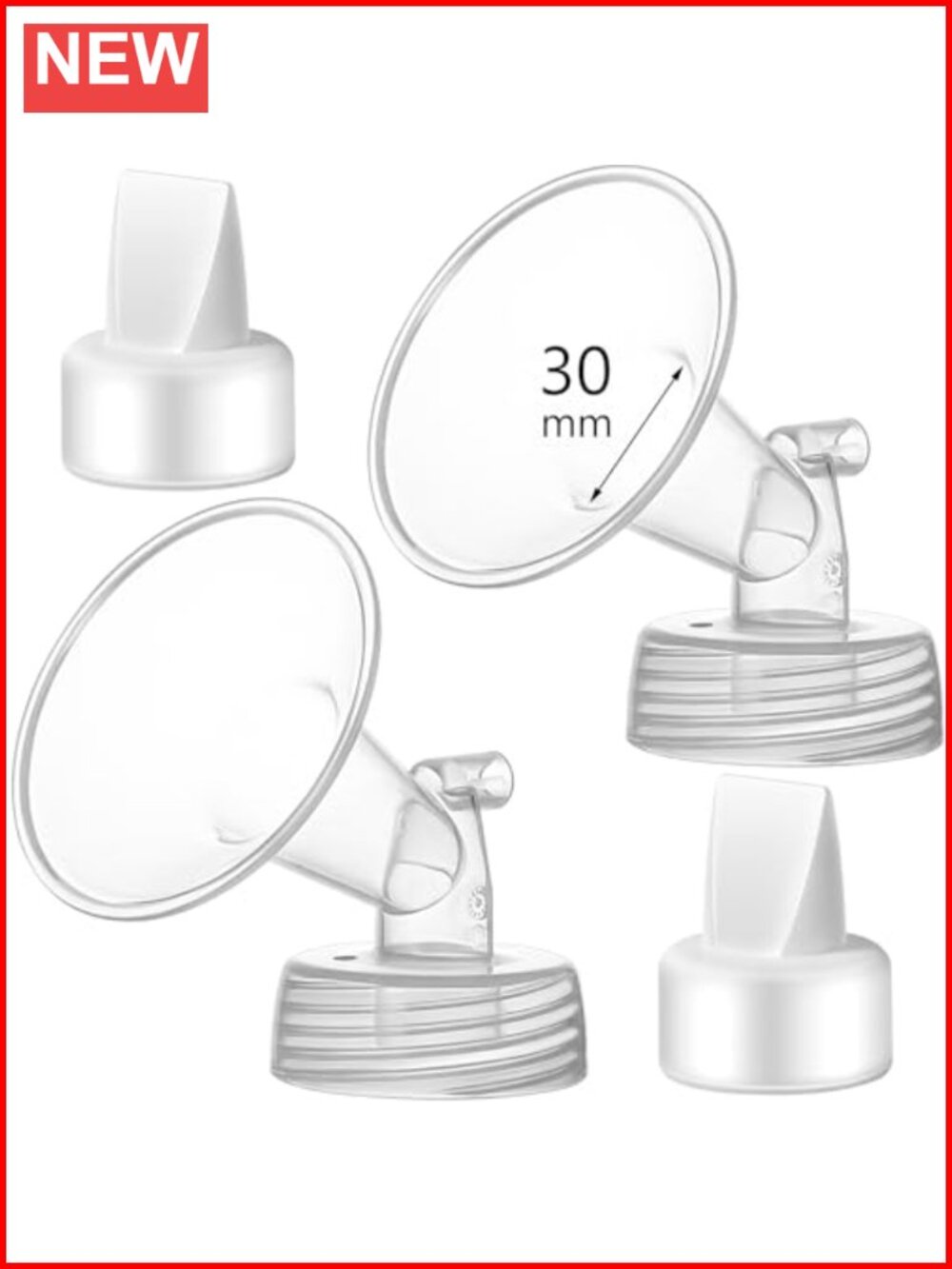 30mm Flange Duckbill Valve Compatible with Spectra Breastpump